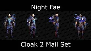 NEW NIGHT FAE (ARDENWEALD) Shadowlands cloak Transmog for Covenant!