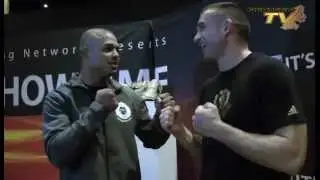 Peter Aerts vs Tyrone Spong Staredown and Weigh-in It's Showtime 57 & 58 Brussels 2012