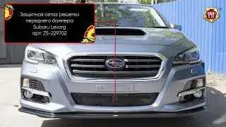 Защитная сетка переднего бампера Subaru Levorg (russ-artel.ru)