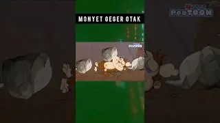 monyet terjebak di sumur!!animasi powtoon