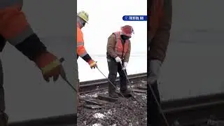 Union Pacific Engineering Crew in Trenton, Missouri