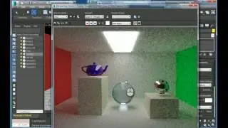 Creating neon overhead light using Arch&Design material in Autodesk 3ds max