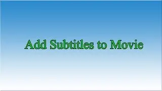 Add Subtitles to Movies With KMPlayer (English, French, German, Turkish,...)