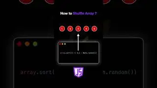 How to shuffle array in JavaScript?  