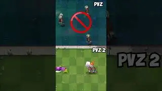 Pvz 2 Vs Pvz - Fume Shrooms & Kernel Pult Vs Zombie Team #shorts