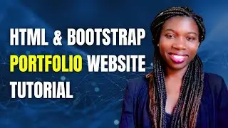 HTML and Bootstrap Portfolio Website Tutorial | Single Page Website Tutorial