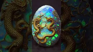 Dragon eggs. The neural network draws incredibly beautiful images.