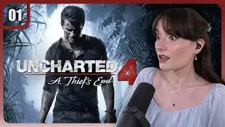 My FIRST TIME playing UNCHARTED 4: A THIEF'S END - Ep.1 | Let's Play