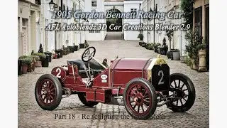 Blender Car Modelling tutorial of a 1905 Star Gordon Bennet  Pt18 Sculpting the main mesh 