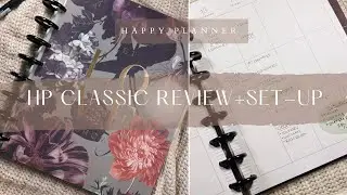 HP CLASSIC REVIEW + SET-UP // first time using a Happy Planner!