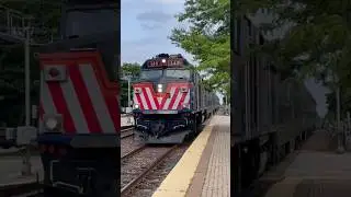 Metra F40PH-3 #149 w/ fouled mixed cast P5 | outbound express 393 | Glencoe, IL