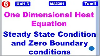TPDE|MA3351 | Unit 3 | Application of PDE | 1 D Heat Equation | Zero Boundary conditions | Problem 1