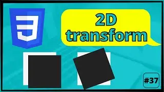 CSS 2D transforms Tutorial for beginners in Hindi | CSS transforms easy tutorial ever #37