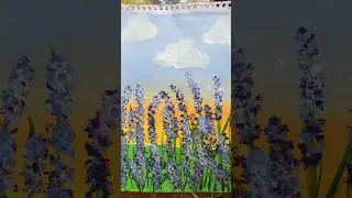 ЛАВАНДА / НАШ МК ЖИВОПИСИ ГУАШЬЮ /ДЕТСКИЕ РИСУНКИ/ 