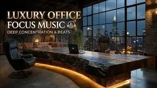 Premium Work Ambience - Modern Office Concentration Music ~ High Performance Business Moods