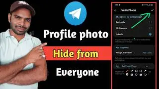 Hide telegram profile photo from everyone | using mobile