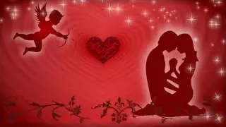 Футаж День влюбленных   музыка любви  Valentine's day the music of love