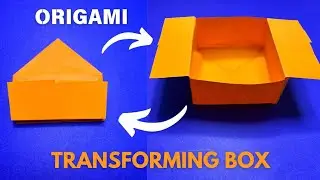 Origami Paper Box, DIY Paper Box Tutorial | Origami Folding Box |