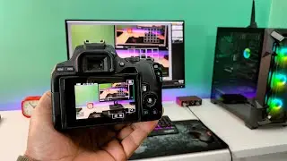 طريقه توصيل كاميرا كانون canon على الكمبيوتر !!
