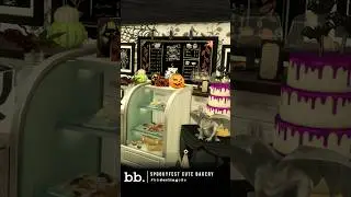 👻 spookyfest cute bakery #thesims4 #simsbuild #shorts #short [no cc] #bbdarlingo8s