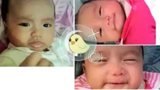 Bayi lucu foto gemes dengan gaya unik