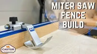 Miter Saw Fence Build // Miter Saw Station Build Part | 2