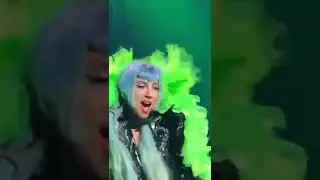 Security guard at a Lady Gaga show