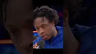 OG Anunoby on Knicks Fans Chanting His Name: 