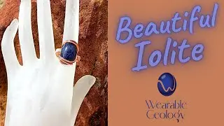 Beautiful Iolite, Wearable Geology