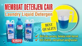 MEMBUAT DETERJEN CAIR – BEST QUALITY LAUNDRY LIQUID DETERGEN & CEK PH SABUN