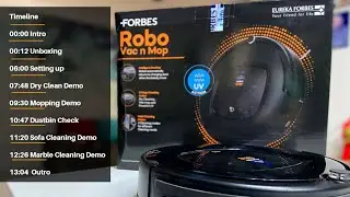 Eureka Forbes Robo Vac N Mop | Unboxing | Setup | Demo