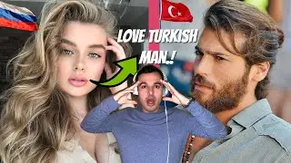 ITALIAN REACTION TO 🇹🇷 🇷🇺 RUS KIZLARI TÜRK ERKEKLERİ HAKKINDA NE DÜŞÜNÜYOR