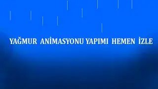 ADOBE ANİMATE YAĞMUR ANİMASYONU