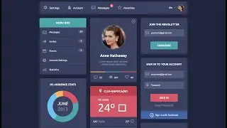 Freebie Interactive Flat Design UI | Mind-Blowing Codepen 