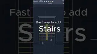 Fast way to add stairs in Autocad 