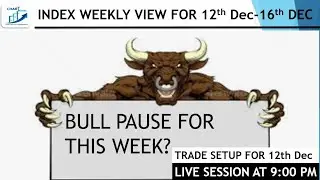 Best Weekly Index Prediction for |12-Dec to 16-Dec|Intraday Stocks for 12-Dec