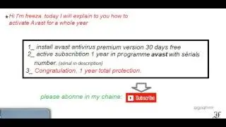 How to activate avast premium 1 year by ♦♠F♠♦