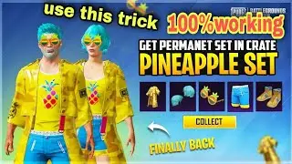 sweet pineapple set crate opening 1000 UC 