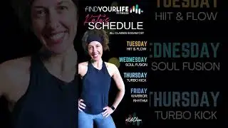 Subscribe for live-streamed classes with me & my team! #katemcdee #findyourlifefitness #kateclasses