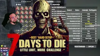 Mejor Configuración Difícil 7 Days to Die v1.0: Poco Loot, Máximo Desafío (Guía Completa)