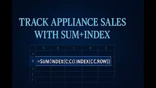 How to Track Appliance Sales in Excel