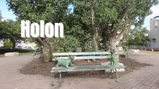 Exploring the Story Gardens complex In Holon, Israel | 4K