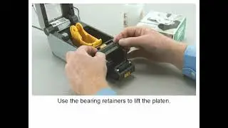 ZD410 - How to Clean and Change the Platen Roller