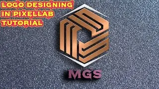 MGS Monogram Logo Designing In Pixellab | Pixellab Editing Tutorial | Professional Logo Designing |
