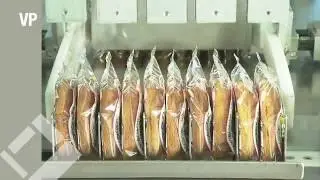 Automatic Case Packaging machine VP501 ➤➤ to pack bakery cakes into wrap-around cartons