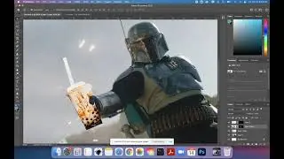 Composite images with masks and layers