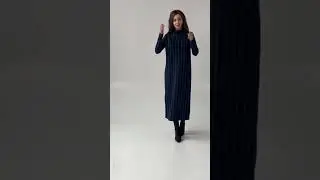 Платье Ivera Collection 1053 синий 42-52