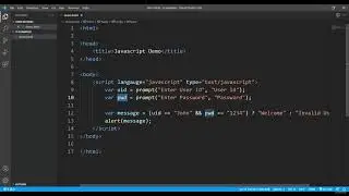 JavaScript Logical Operators