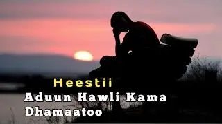 HEESTII ADUUN HAWLI KAMA DHAMAATOO | CABDI AW_CUMAR _QAACI LYRICS _HEESO XUL AH