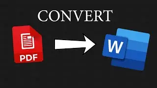 How to convert a PDF to a Word file [VERY EASY]